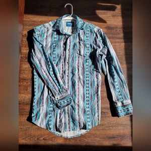 Wrangler pearl snap shirt